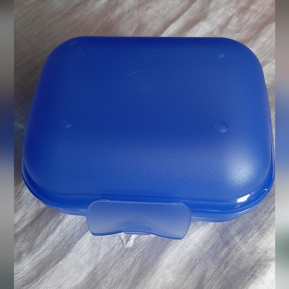 Tupperware Blue Mini Storage Box - Picture 3 of 10
